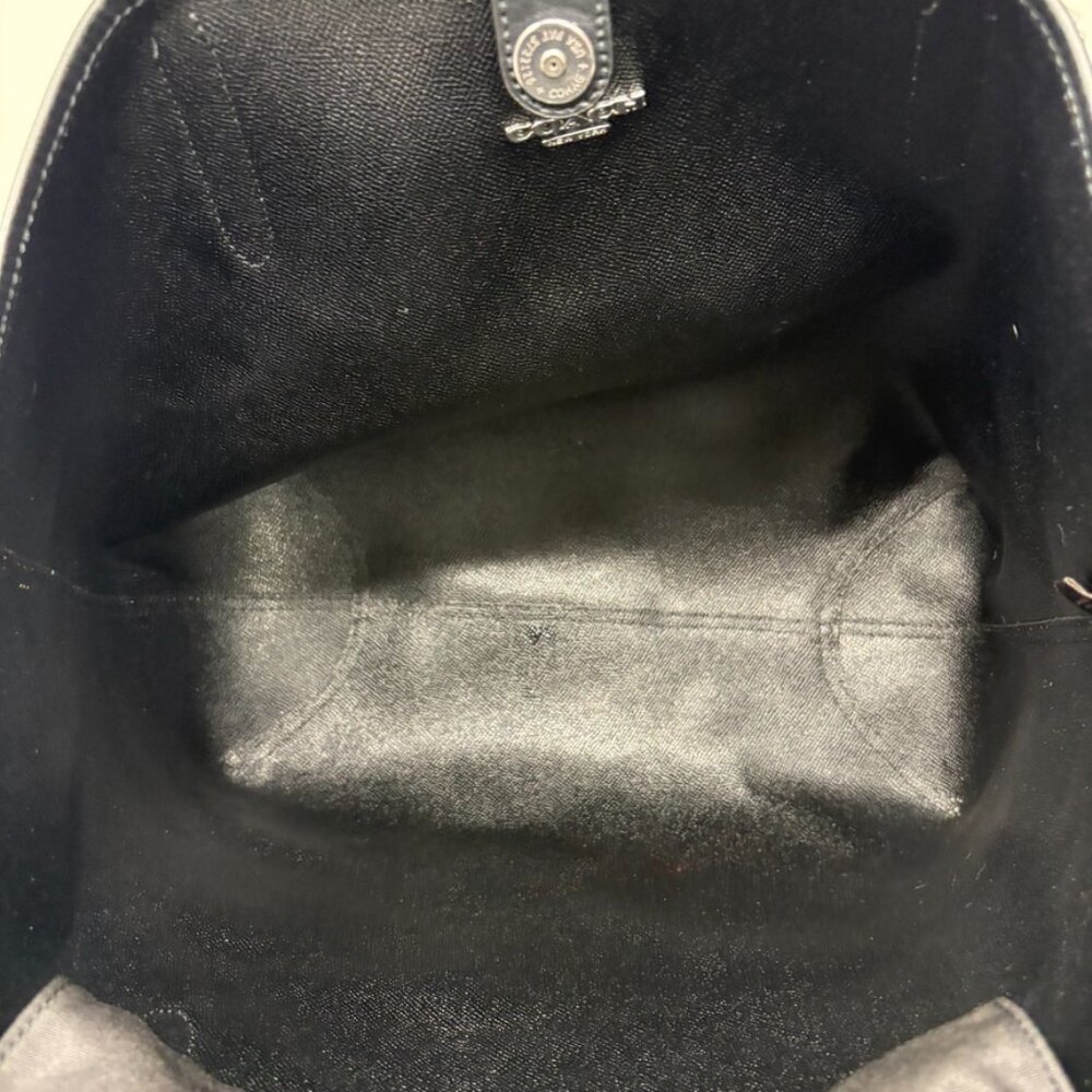 Coach City Women's Tote in Signature Canvas with Vintage Rose Print - Picture 6 of 6